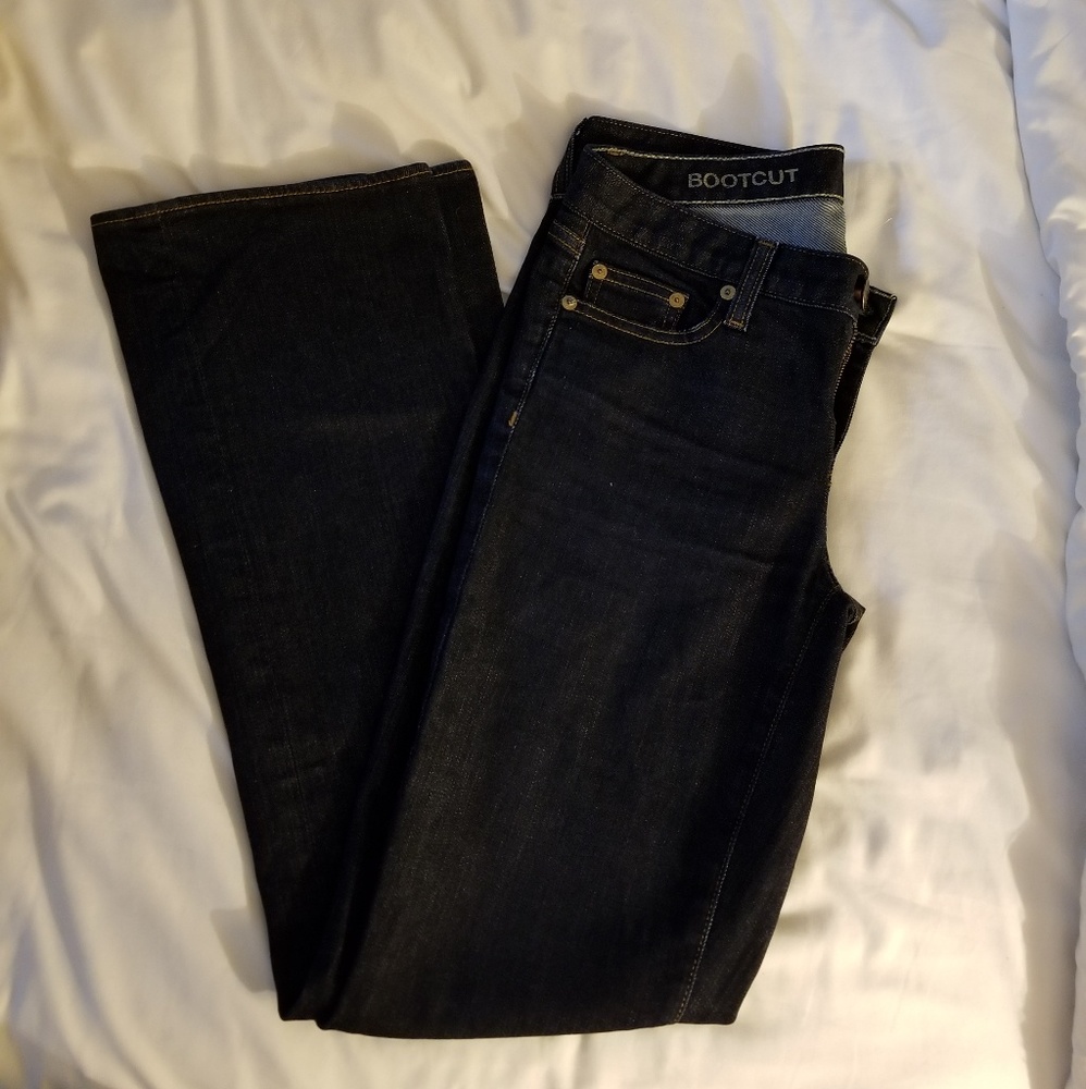 J Crew Dark Wash Bootcut Jean's 27S